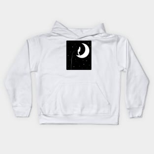 Man on the moon Kids Hoodie